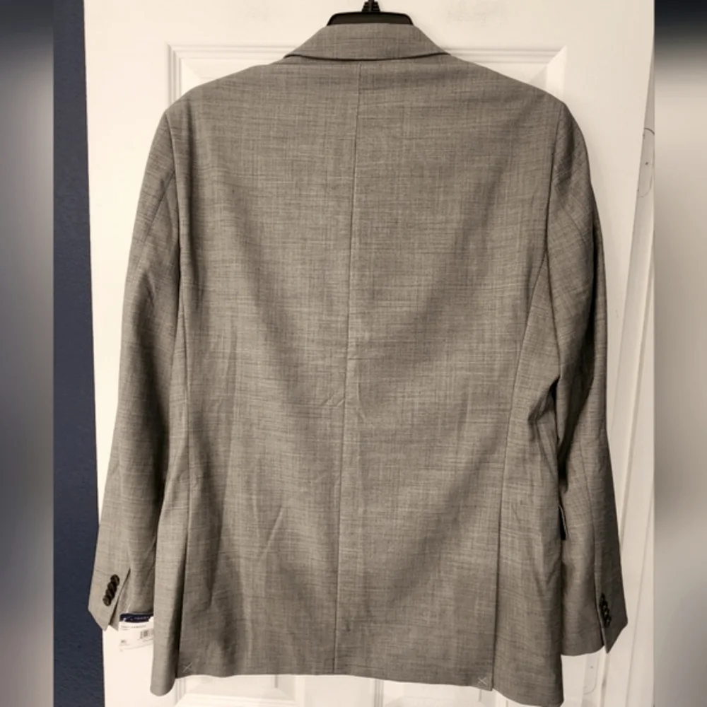 Tommy Hilfiger TH Flex Modern Fit Suit Separate In Blk/Gray/Wht Size 42L